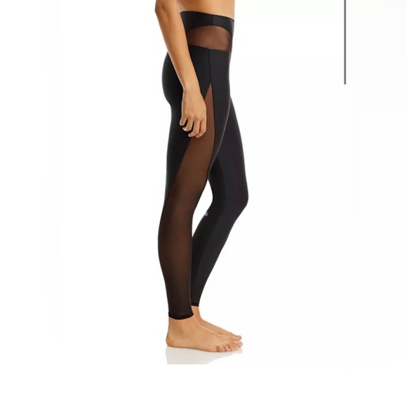Alo Airlift High Waist Mesh Allure Leggings in Black Size Small - Picture 7 of 11